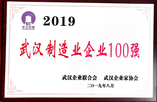 Top 100 Manufacturing Enterprises in Wuhan in 2019
