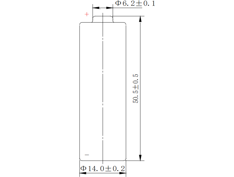 CR14505 Li-MnO2 Cylindrical Battery/Lithium Manganese Dioxide Battery