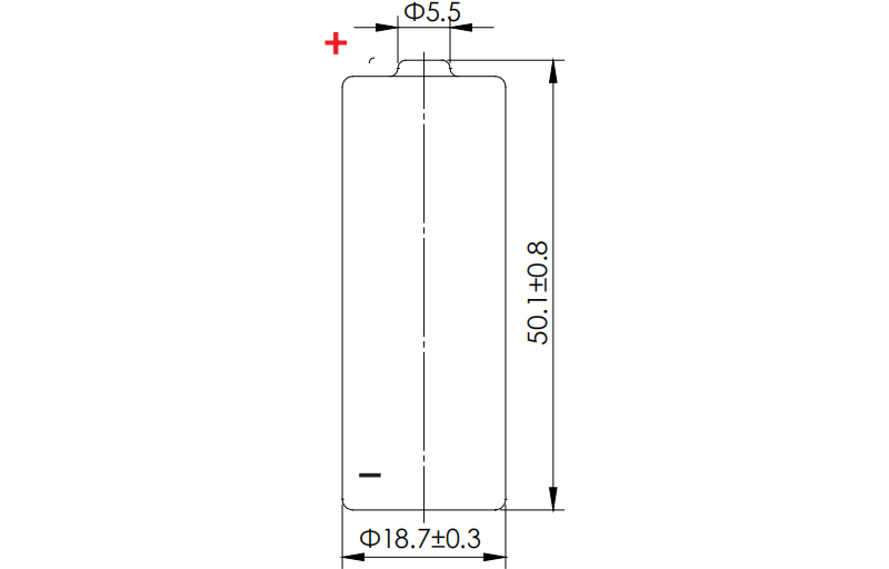 ER18505M Li-SOCl2 Cylindrical Battery/Lithium Thionyl Chloride Cell