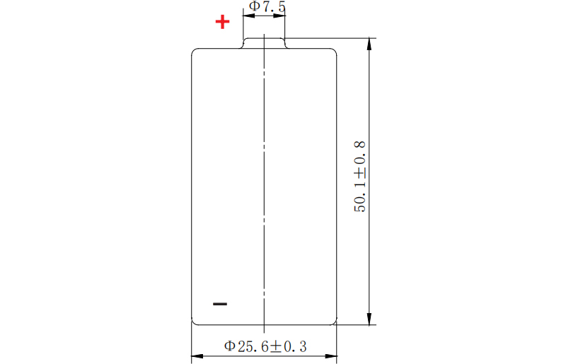 ER26500M Li-SOCl2 Cylindrical Battery/Lithium Thionyl Chloride Cell