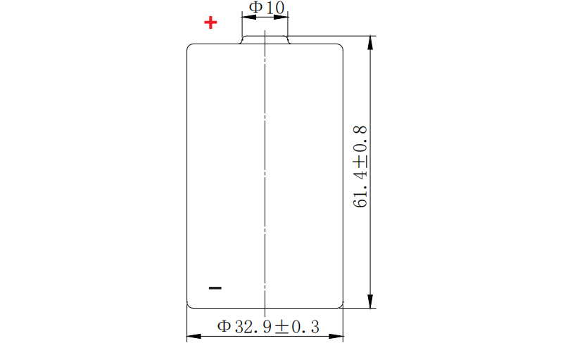 ER34615M Li-SOCl2 Cylindrical Battery/Lithium Thionyl Chloride Cell